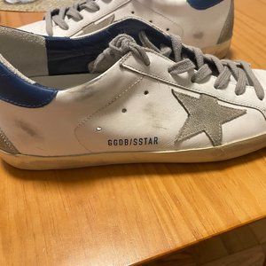 Golden Goose Super Star Sneakers white blue leather ice size EU 39 US 9